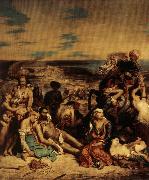Eugene Delacroix The Massacer at Chios USA oil painting artist